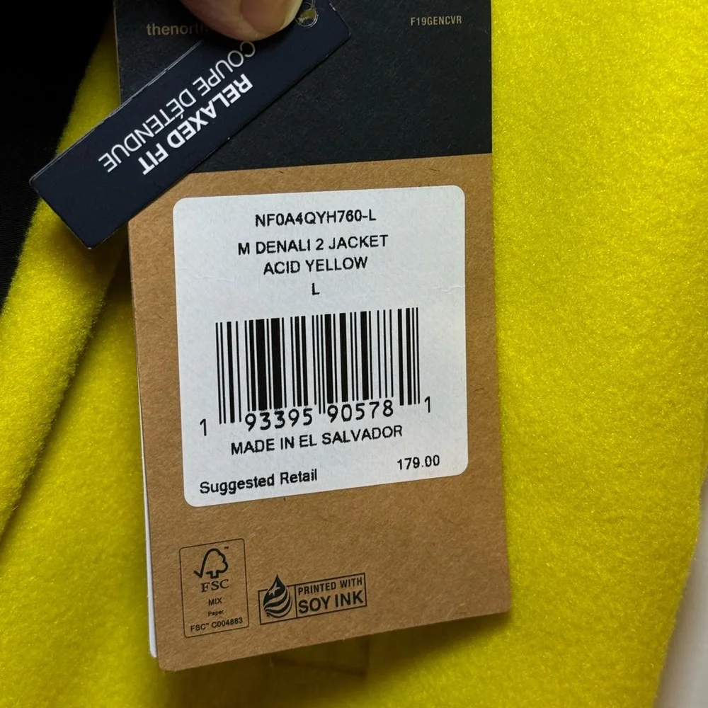 NWT The North Face Men’s Denali 2 Jacket Casual‎ Fleece Warm Fall Spring